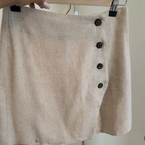 Canvas color miniskirt from forever 21